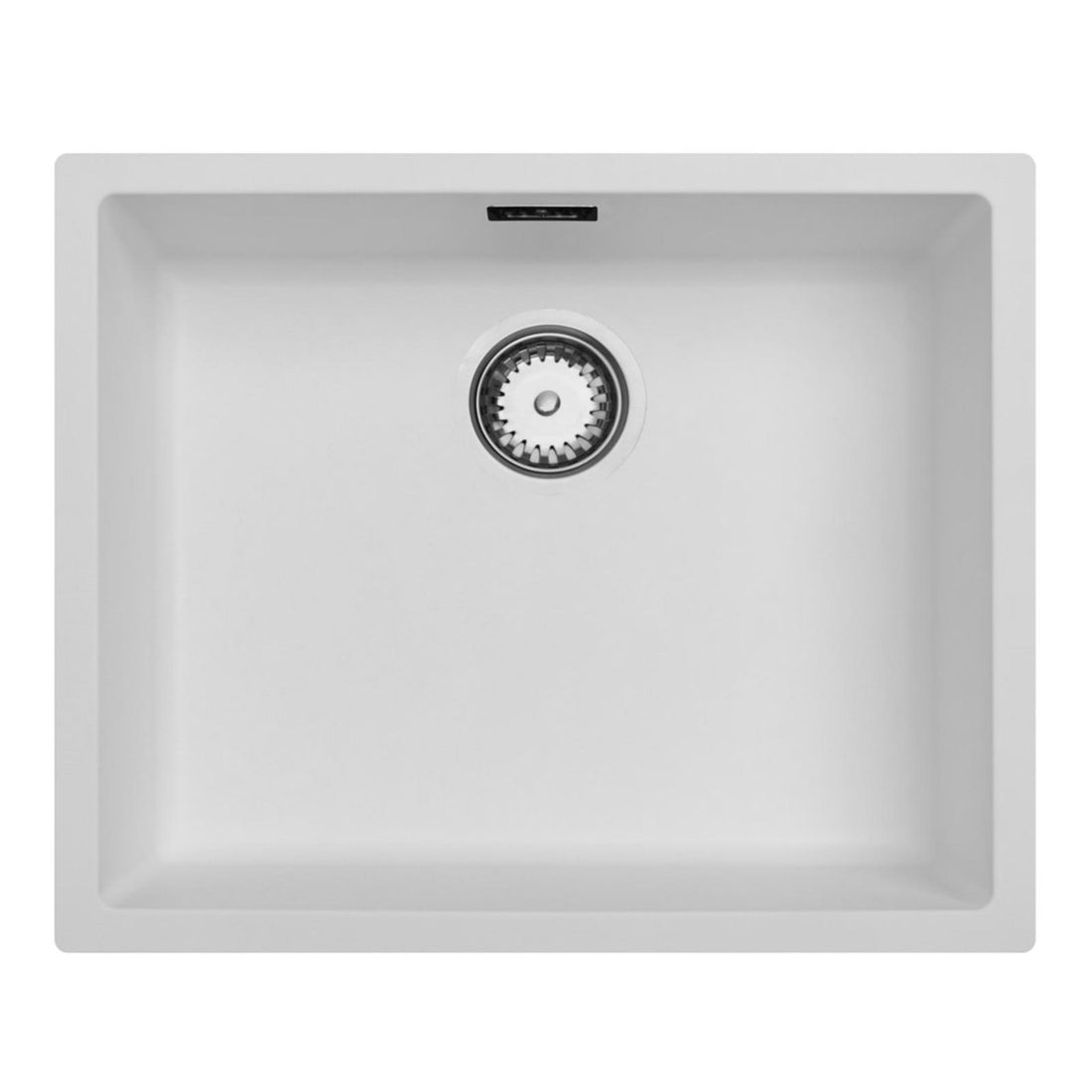 Liquida LD5040WH 1.0 Bowl White Premium Bio Composite Kitchen Sink  550 x 450mm