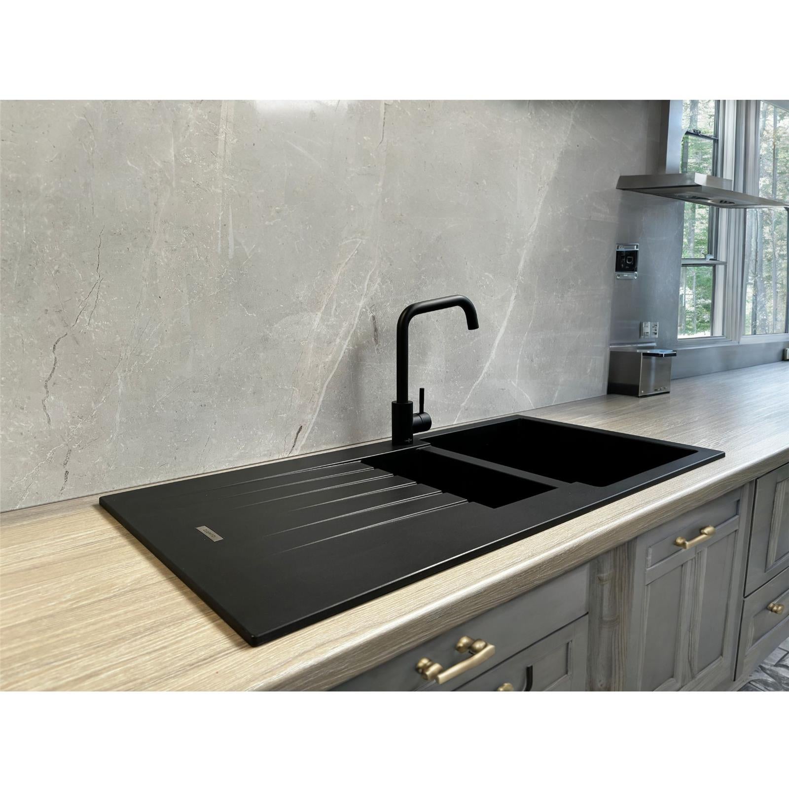 BLACK DESIGN 葉月 Midlake Black Tile – Porcelain Superstore