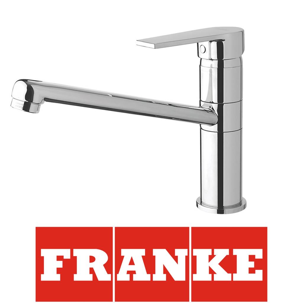 Franke Logos Long Reach Single Lever Swivel Spout Chrome Mixer Kitchen Tap