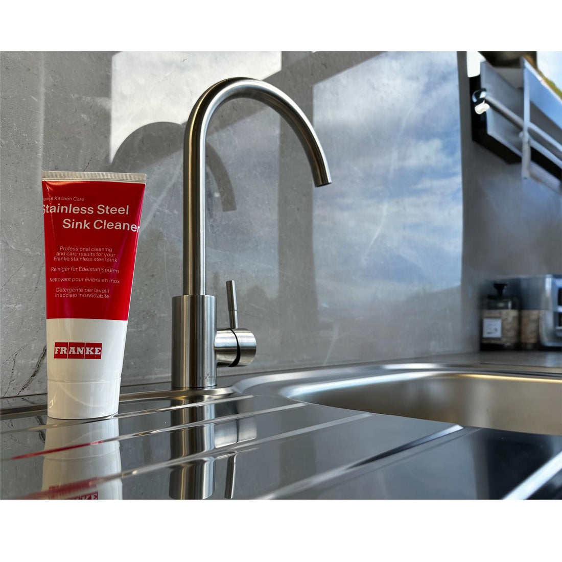Liquida LSS100 1.0 Bowl Reversible Inset Stainless Steel Kitchen Sink With Waste
