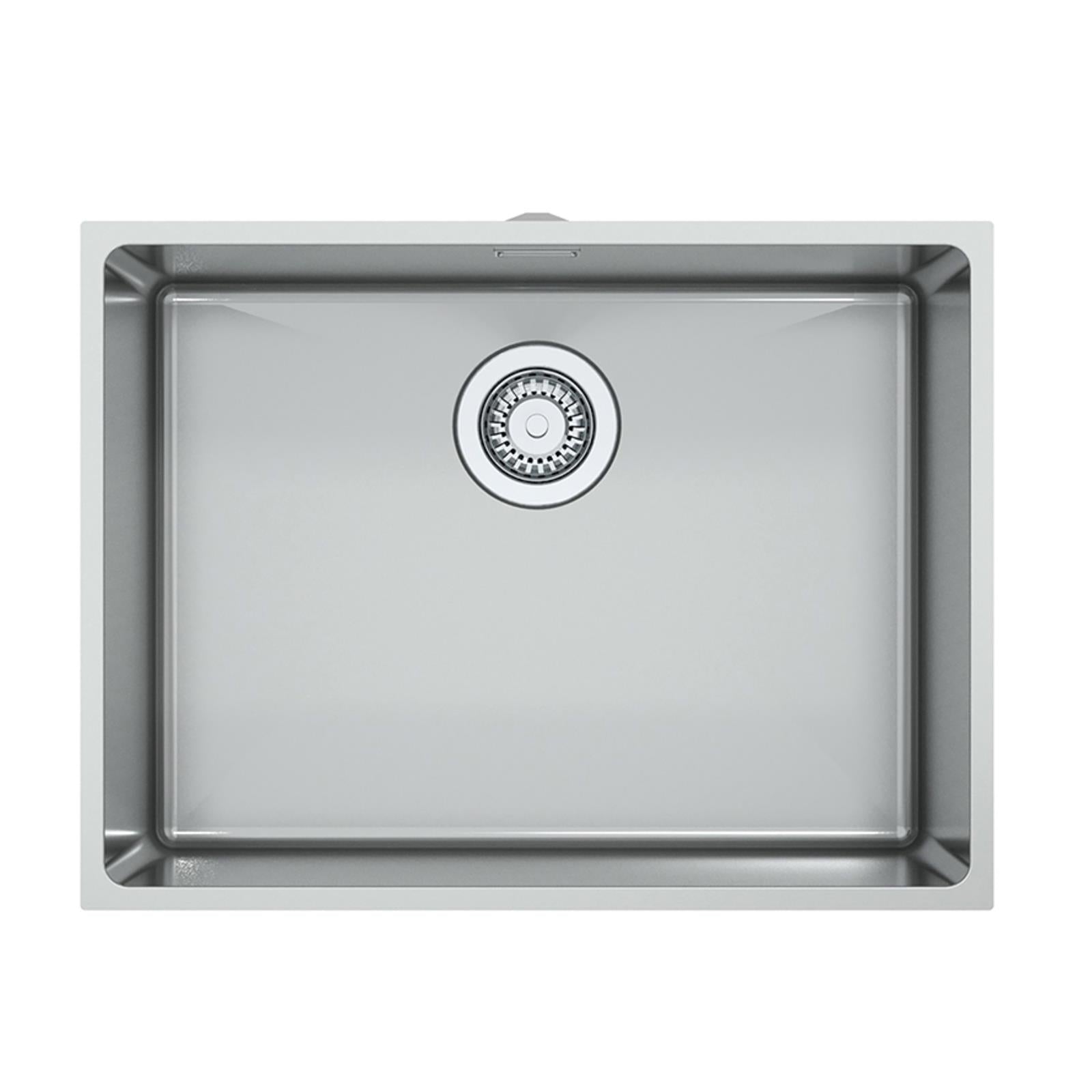 Liquida ON4050 1.0 Bowl Inset/Undermount Stainless Steel Kitchen Sink And Waste