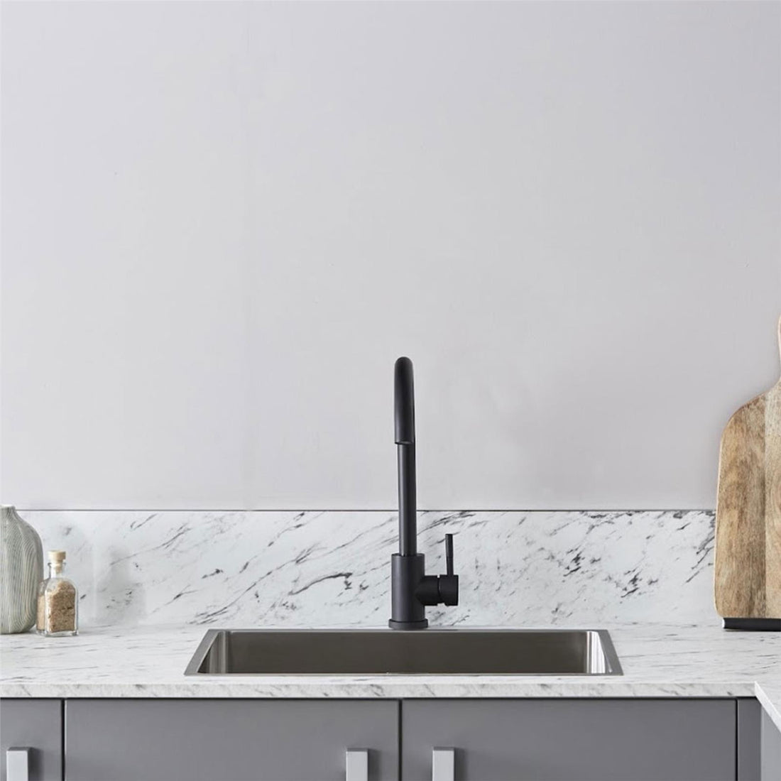 Liquida ON4050 1.0 Bowl Inset/Undermount Stainless Steel Kitchen Sink And Waste