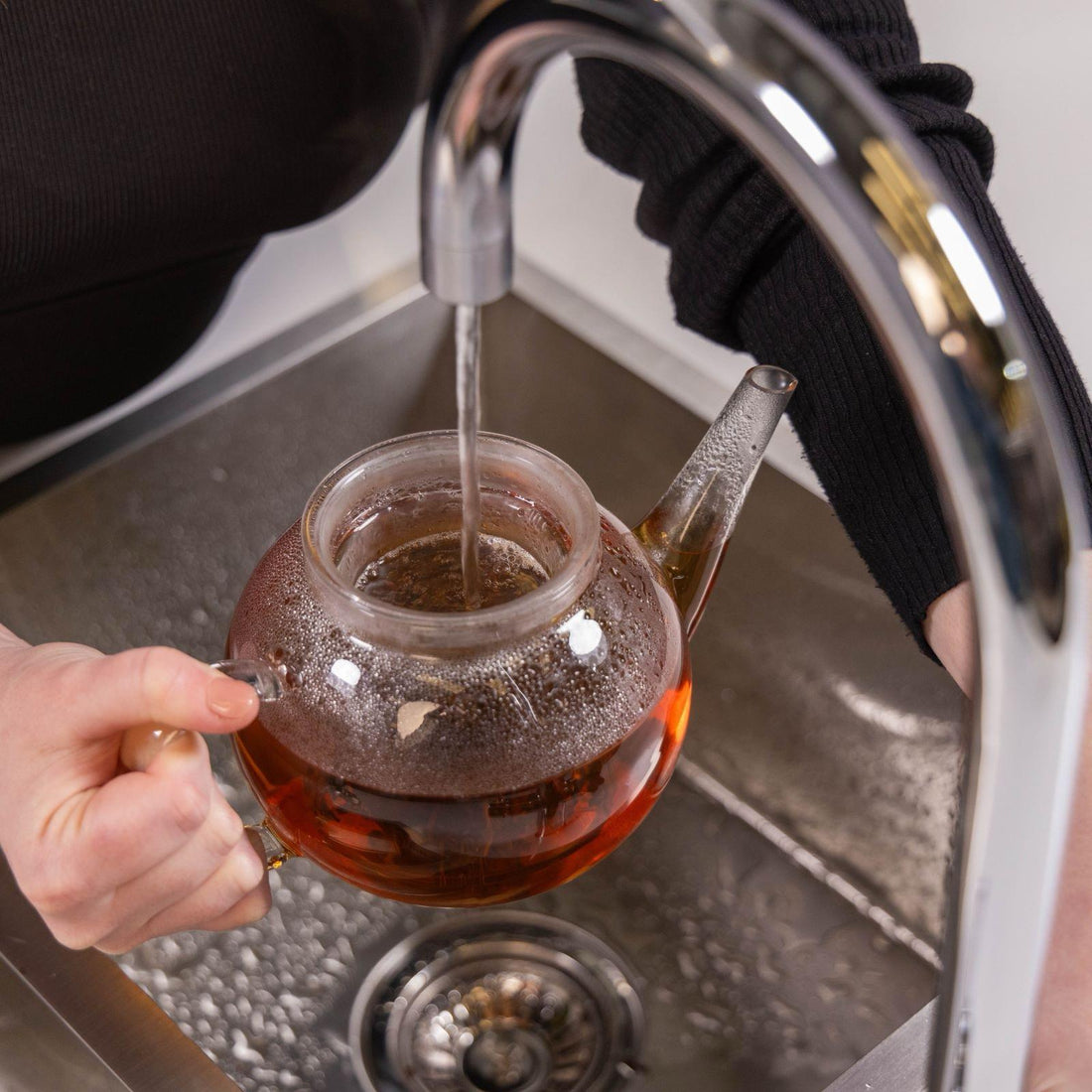 Liquida CY311CH 3-in-1 Chrome Single Lever Instant Boiling Water Kitchen Tap