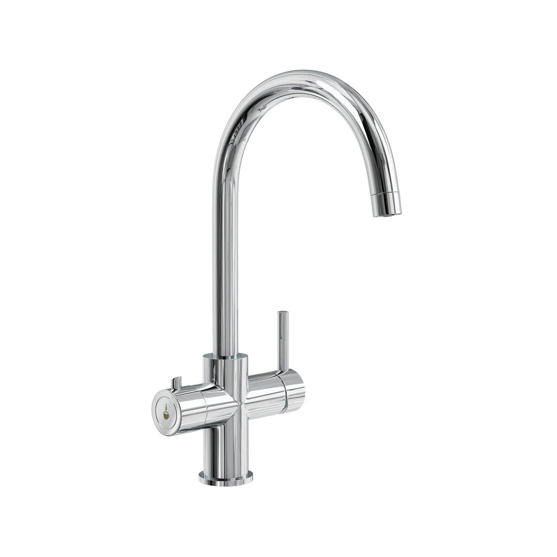 Liquida CY311CH 3-in-1 Chrome Single Lever Instant Boiling Water Kitchen Tap