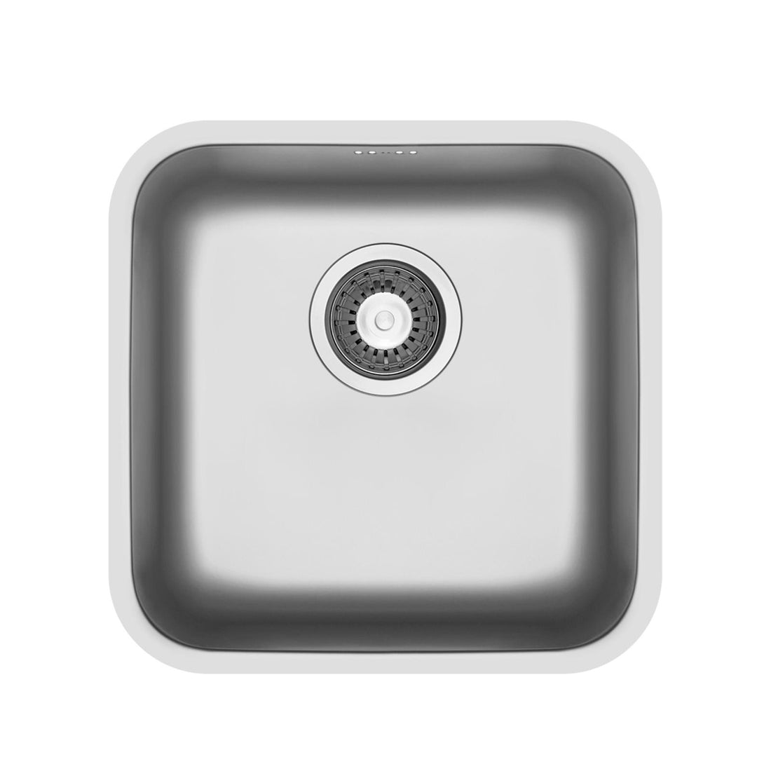 Pyramis Relia 40x40 1.0 Bowl 18/10 Stainless Steel Undermount Kitchen Sink
