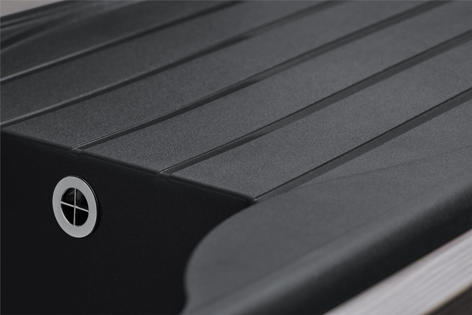 Liquida CMP10BL 1.0 Bowl Reversible Black Kitchen Sink And Waste Kit