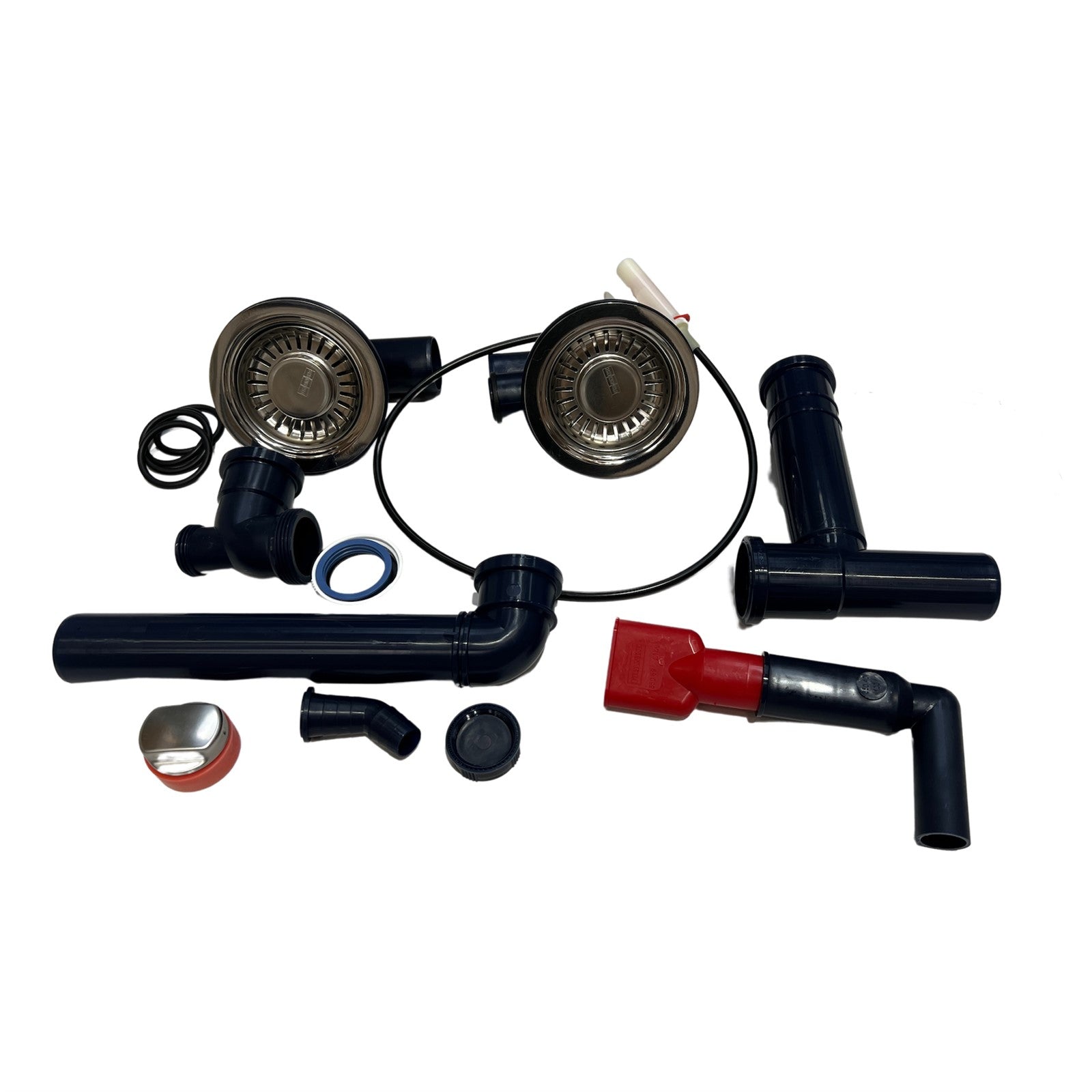 Franke Sirius S2D651CB 1.5 Bowl Tectonite Reversible Carbon Black Kitchen Sink