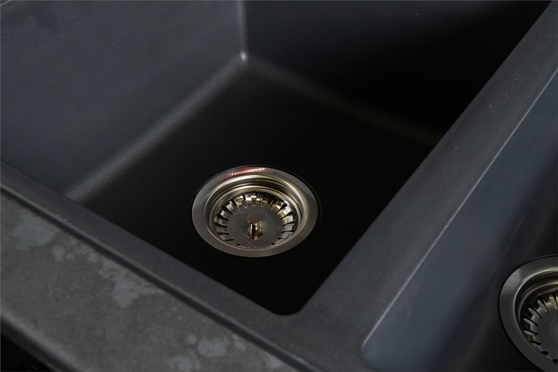 Liquida UND15GR 1.5 Bowl Dark Grey Undermount or Inset Kitchen Sink 560 x 440mm
