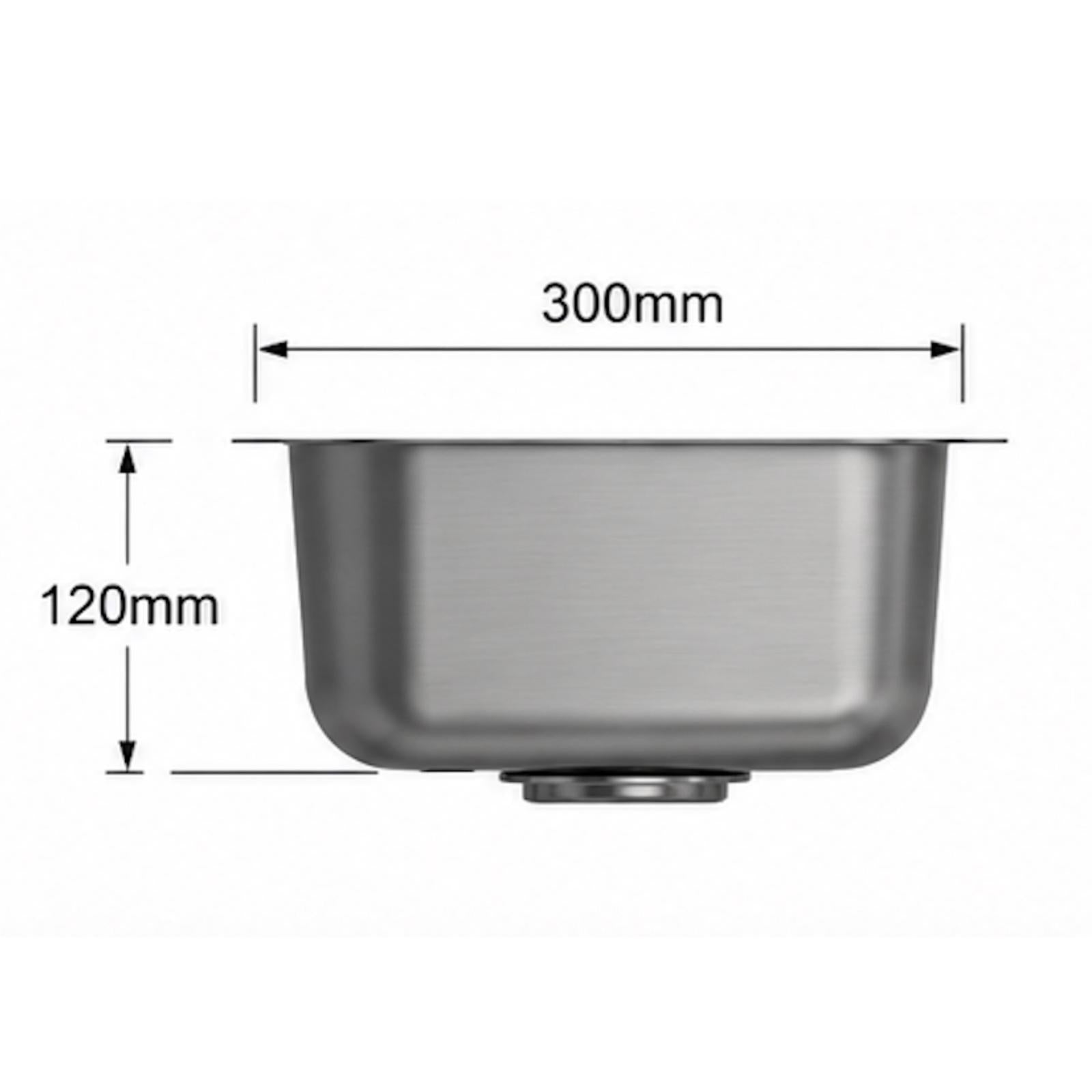 Franke SRX 160-34-16 Stainless Steel 1.5 Bowl Undermount Kitchen Sink