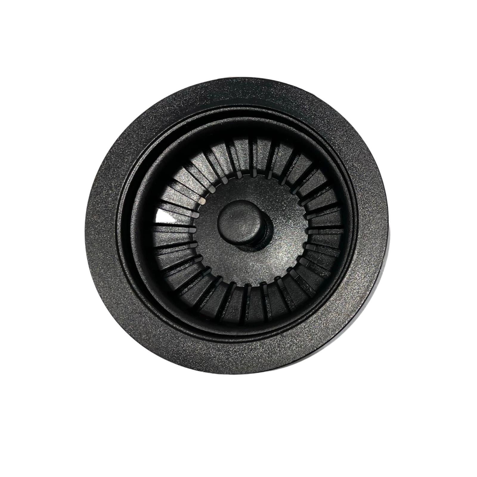 Liquida SW3MB Matt Black Kitchen Sink Basket Strainer Waste