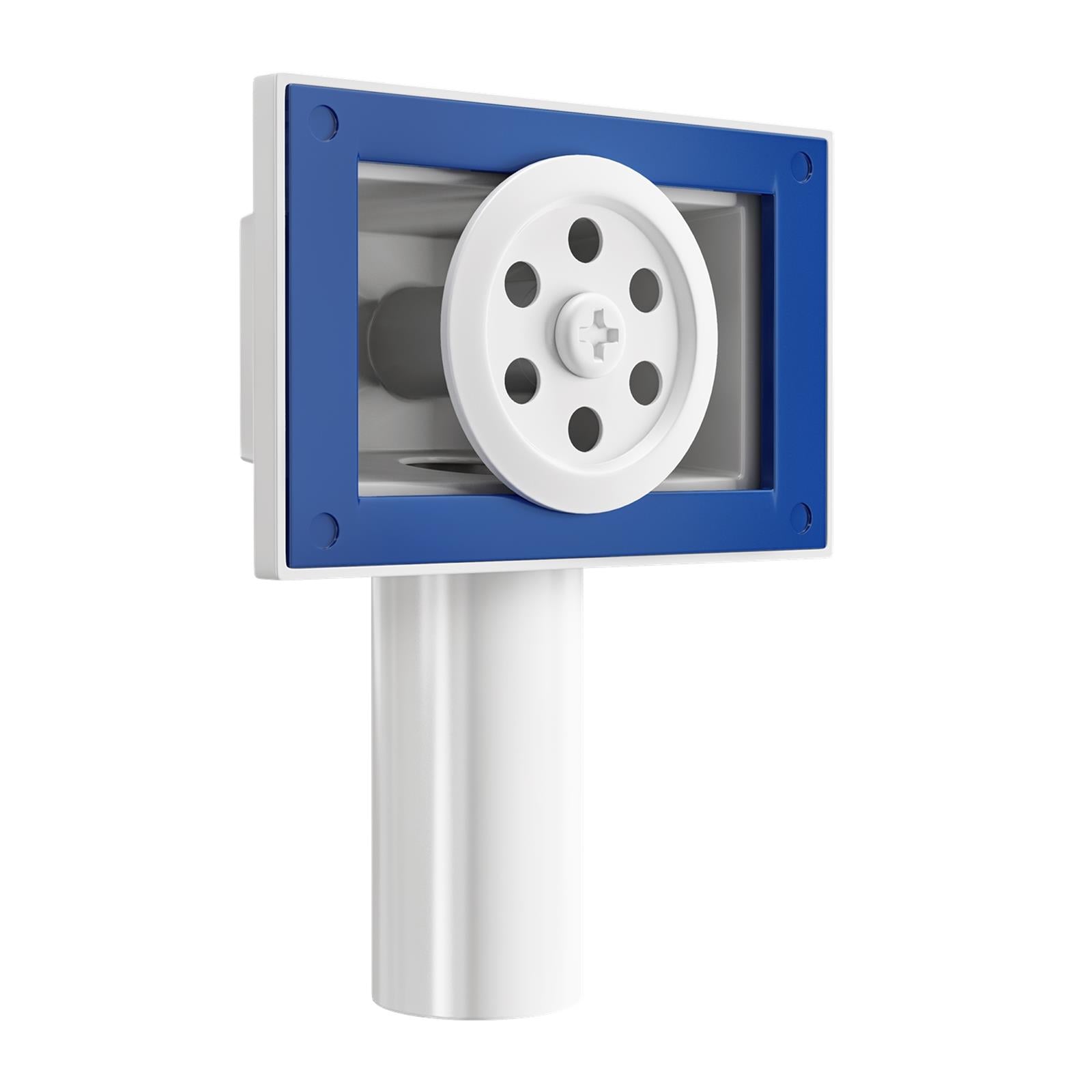 Liquida SWO2MW Matt White Kitchen Sink Basket Strainer Waste With Overflow