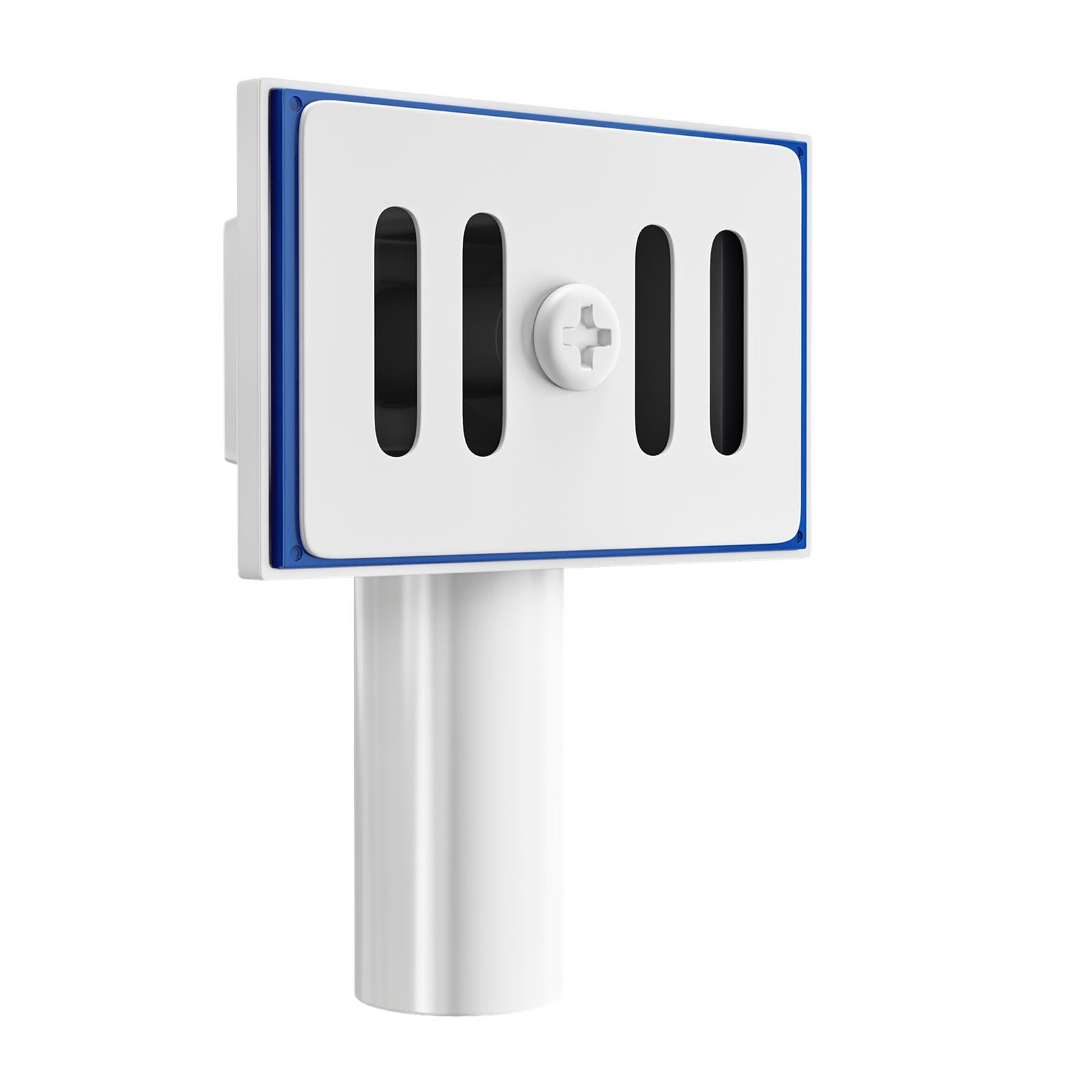 Liquida SWO2MW Matt White Kitchen Sink Basket Strainer Waste With Overflow