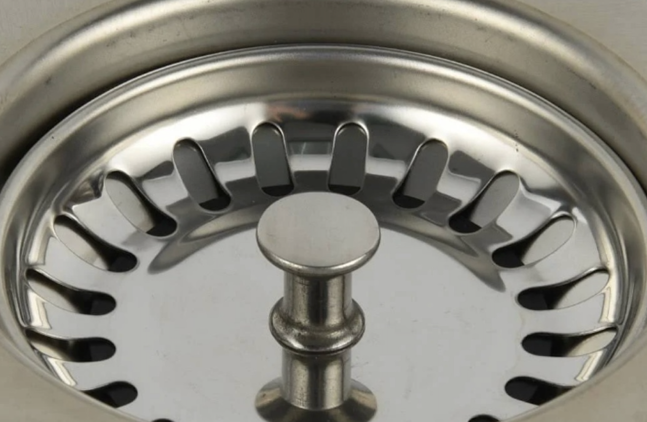 Liquida SW3CH Kitchen Sink Basket Strainer Waste In Chrome