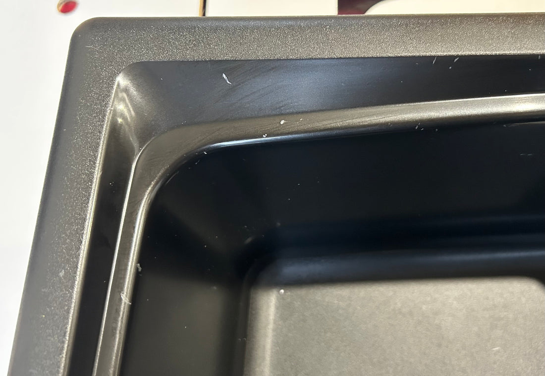 Liquida CMP10BL 1.0 Bowl Reversible Black Kitchen Sink And Waste Kit