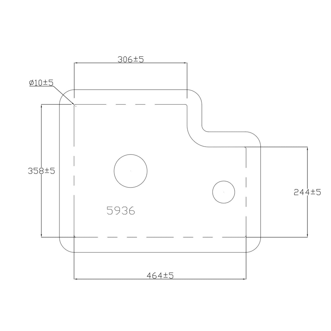Reginox Tuscany 1.5 Bowl Undermount White Ceramic Kitchen Sink 545 x 440mm