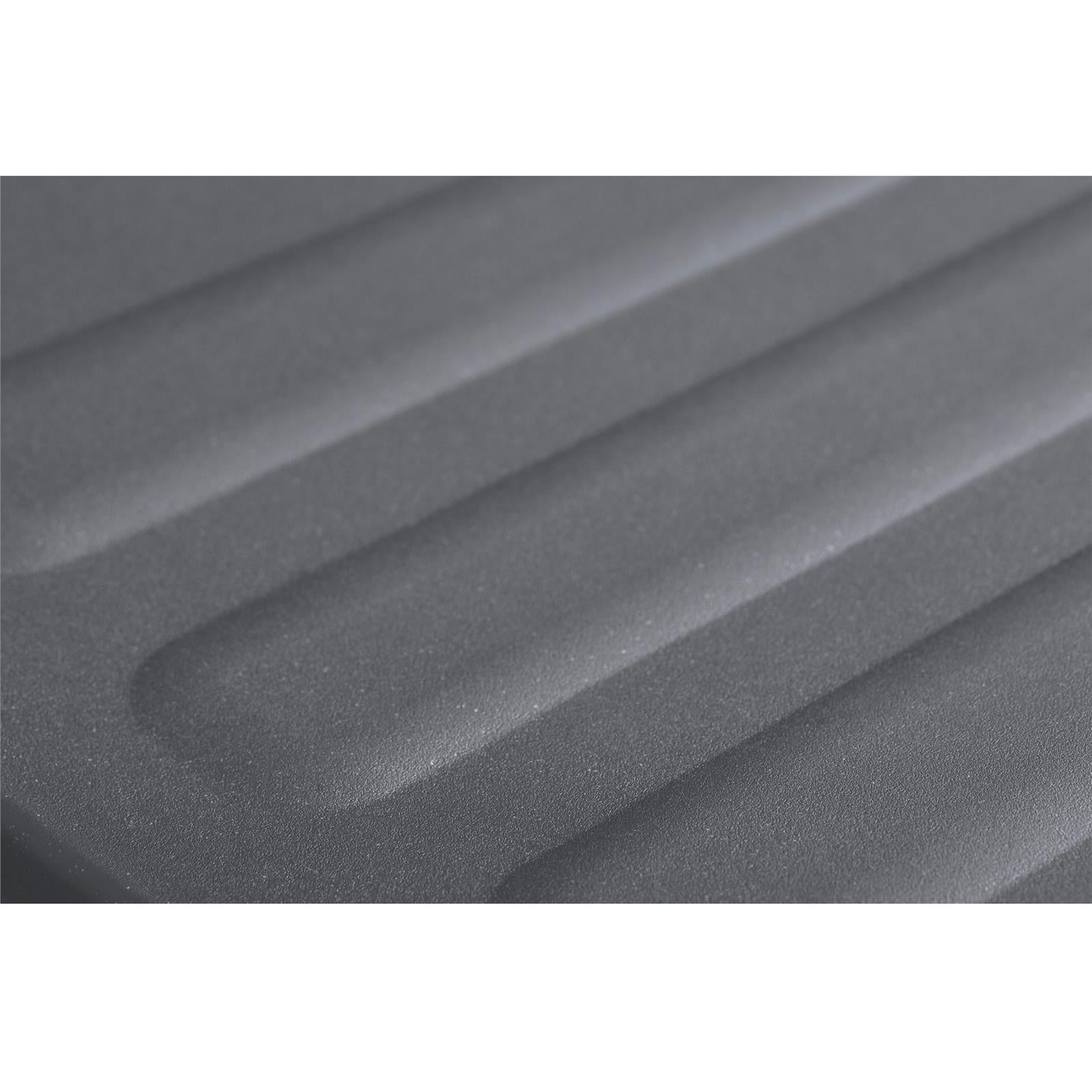 Liquida VG10GR 1.0 Bowl Composite Inset Reversible Grey Kitchen Sink With Waste