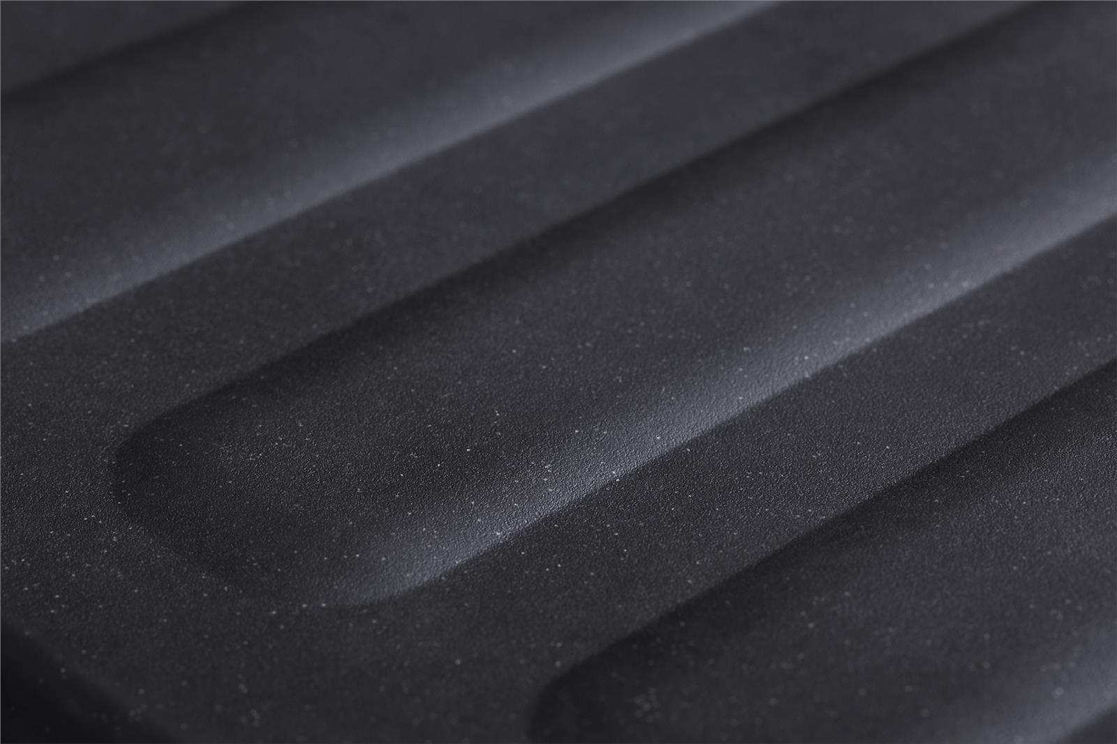 Liquida VG5BL 1.0 Bowl Composite Reversible Inset Black Kitchen Sink With Waste