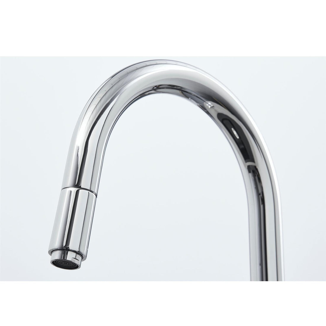 W04CH Twin Lever Chrome Kitchen Sink Mixer Tap With Pull Out Spray
