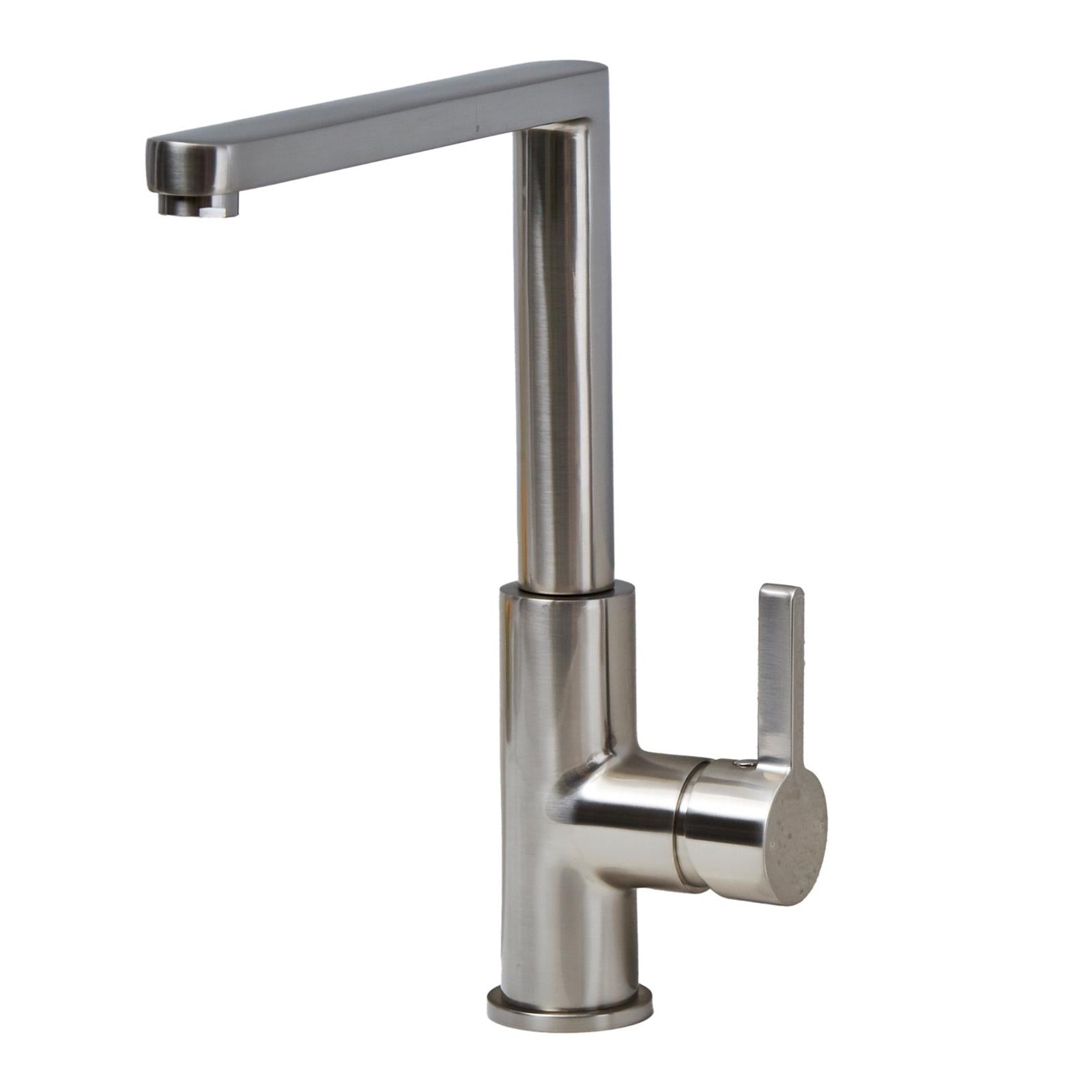 Liquida W25BN 360 Degree Swivel Spout Brushed Nickel Kitchen Mixer Tap