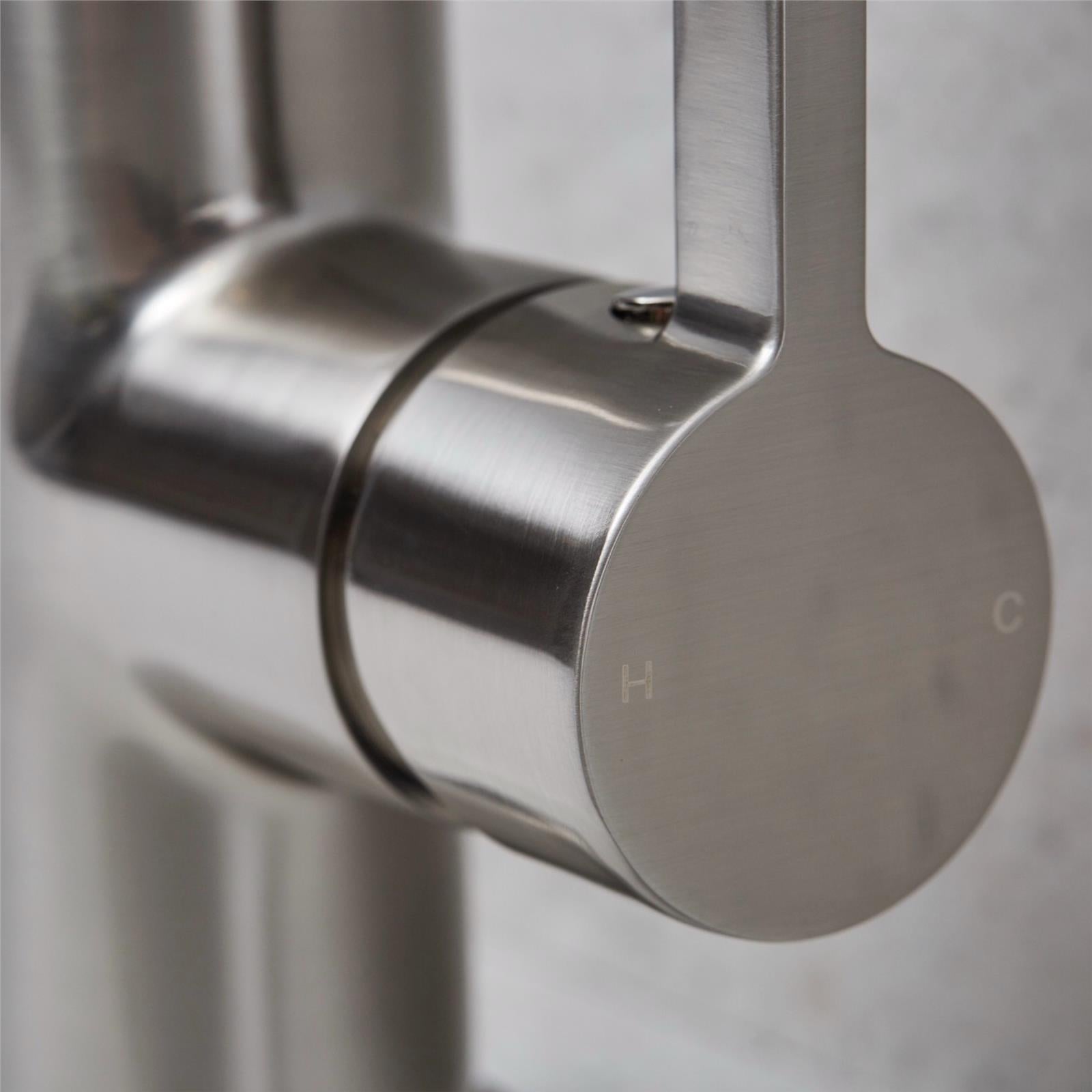 Liquida W25BN 360 Degree Swivel Spout Brushed Nickel Kitchen Mixer Tap