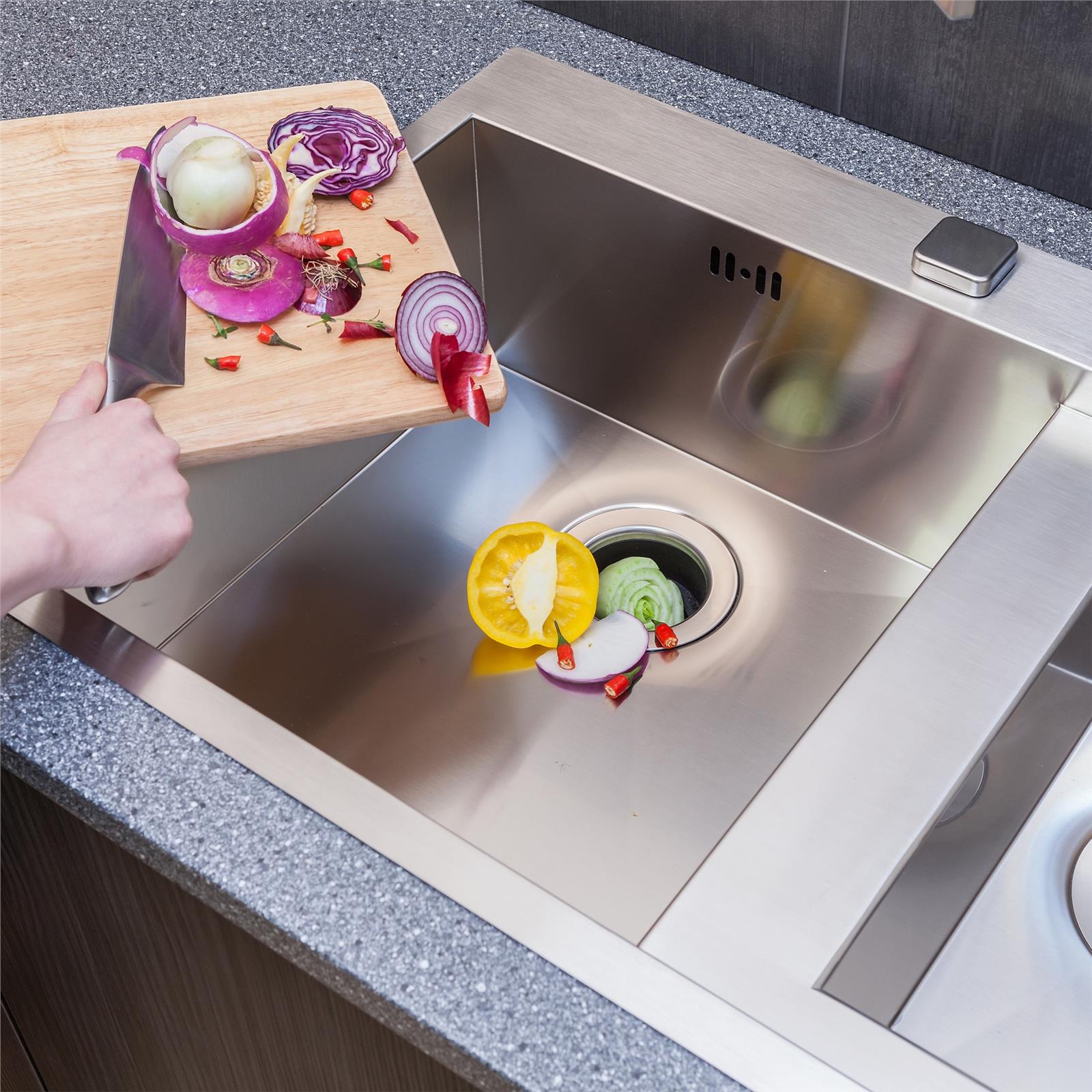 Reginox RD70 (A/S) 0.65hp Kitchen Sink Food Waste Disposal Unit With Air Switch