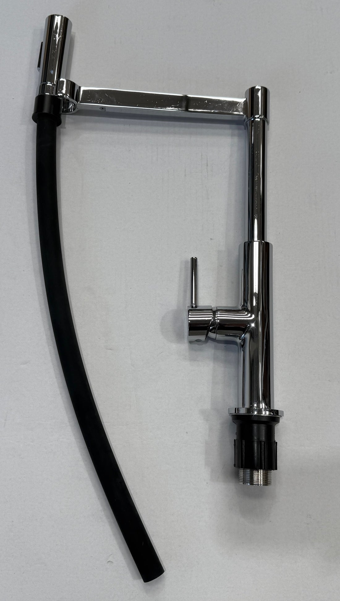 Liquida W24CH Chrome Swan Neck 360 Degree Swivel Kitchen Tap - GRADED