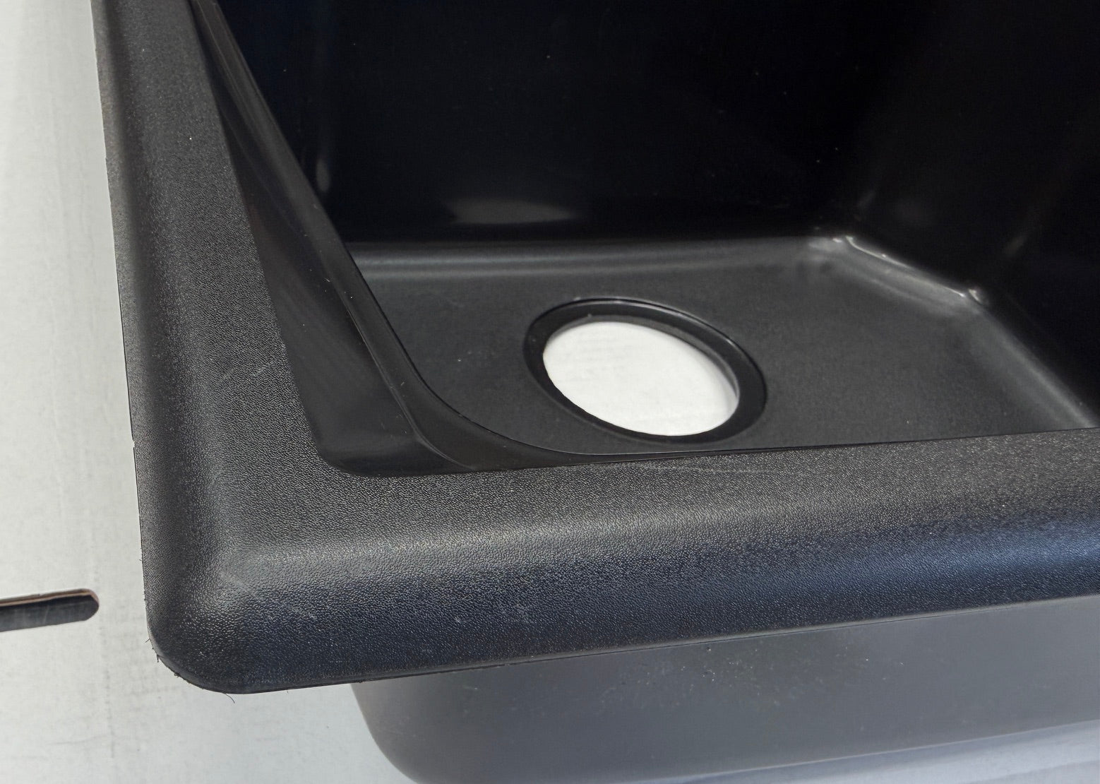 Liquida CMP15BL 1.5 Bowl  Black Reversible Kitchen Sink And Waste Kit - GRADED