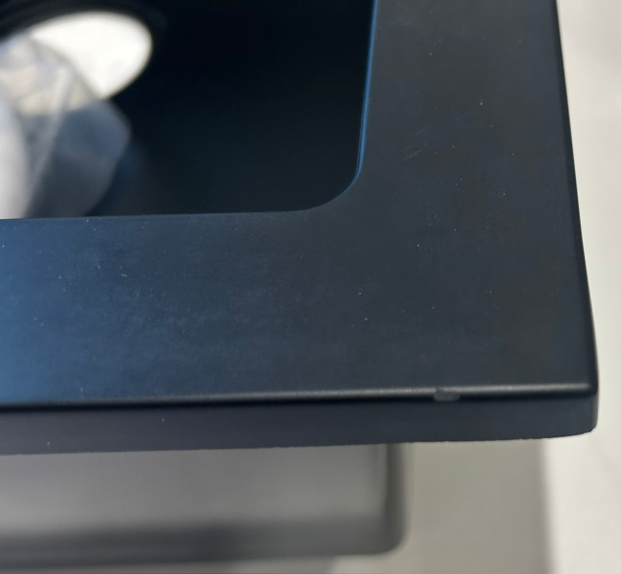 Liquida ELL10BL 1.0 Bowl Comite Reversible Inset Black Kitchen Sink - GRADED