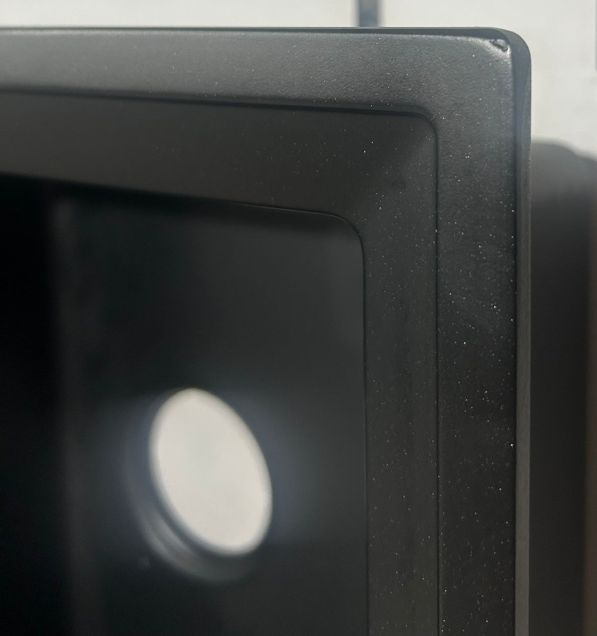 Liquida SEN150BL 1.5 Bowl Black Granite Reversible Kitchen Sink - GRADED