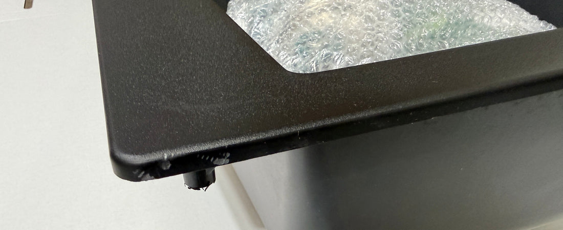 Liquida KAV150BL 1.5 Bowl Composite Reversible Black Kitchen Sink - GRADED
