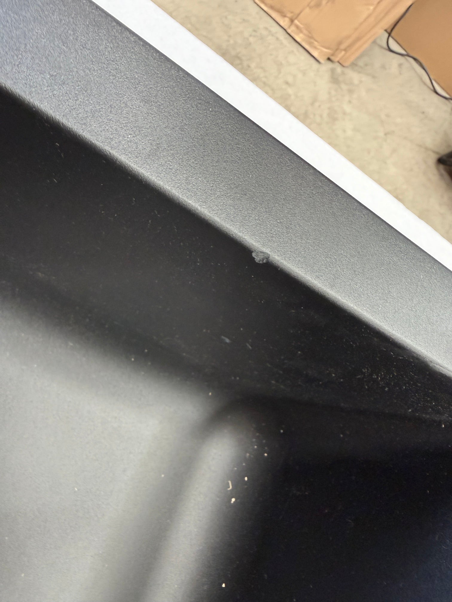 Liquida KAV860BL 1.0 Large Bowl Composite Black Kitchen Sink 860x500mm - GRADED