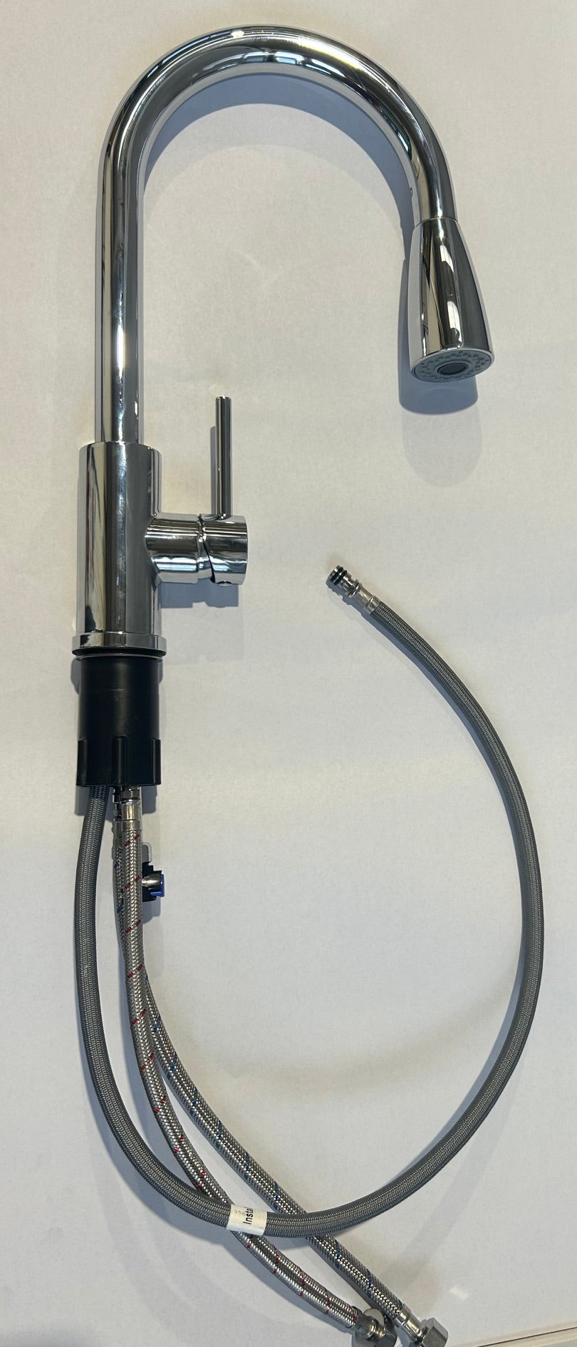 Liquida KPO11CH Chrome Single Lever Mixer Tap Pull Out Spray - GRADED