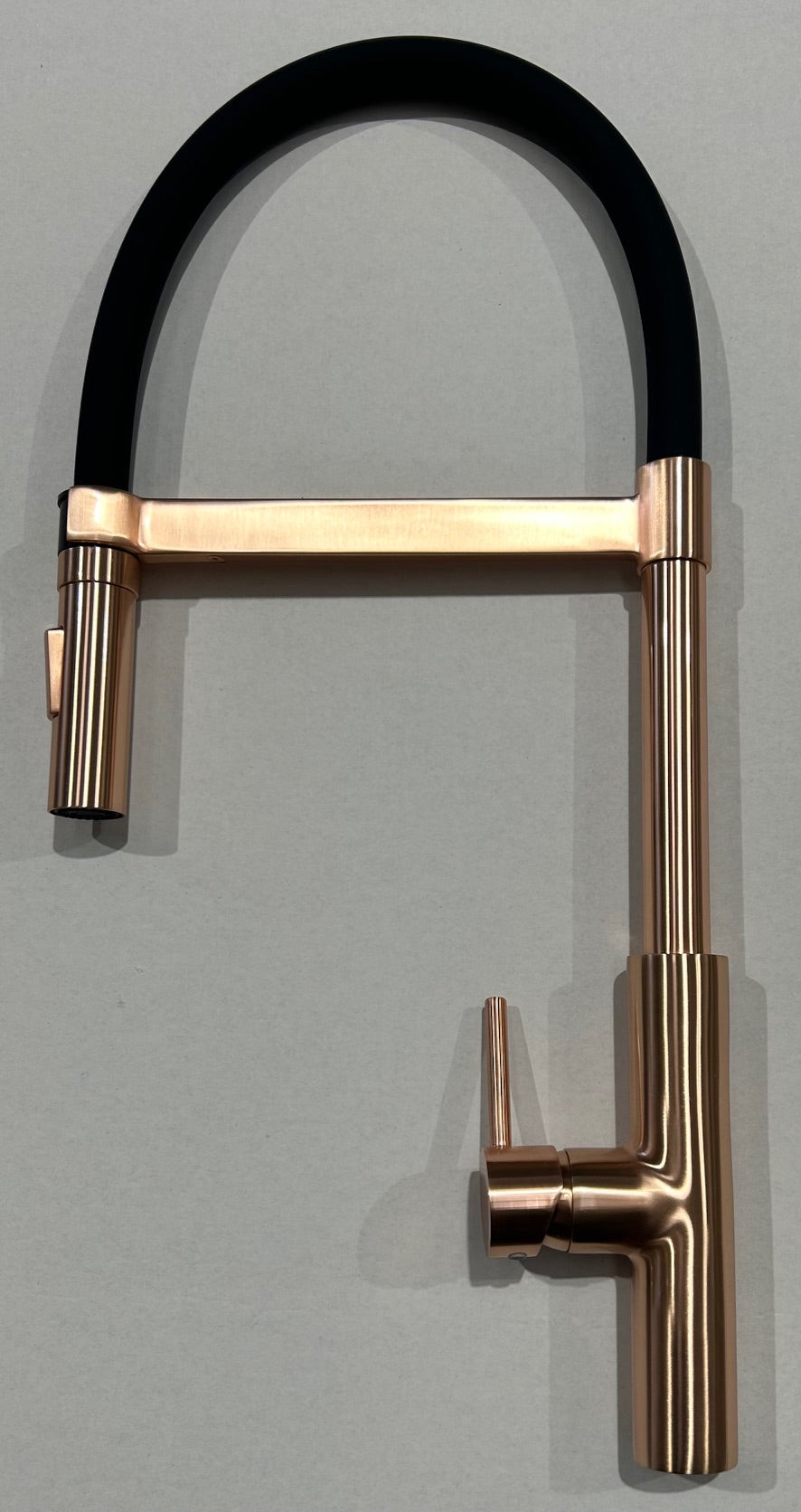 Liquida W24RG Rose Gold S shape Single Lever 360 Degree Swivel Spout Kitchen Tap - GRADED