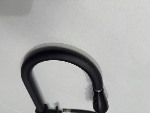 Liquida KPO11MB Single Lever Matt Black Kitchen Tap With Pull Out Spray - GRADED