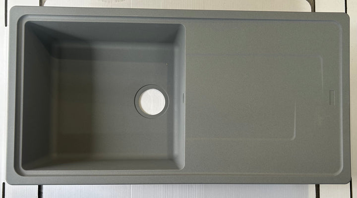 Franke Gemini GMD611UG 1.0 Bowl Tectonite Reversible Urban Grey Kitchen Sink