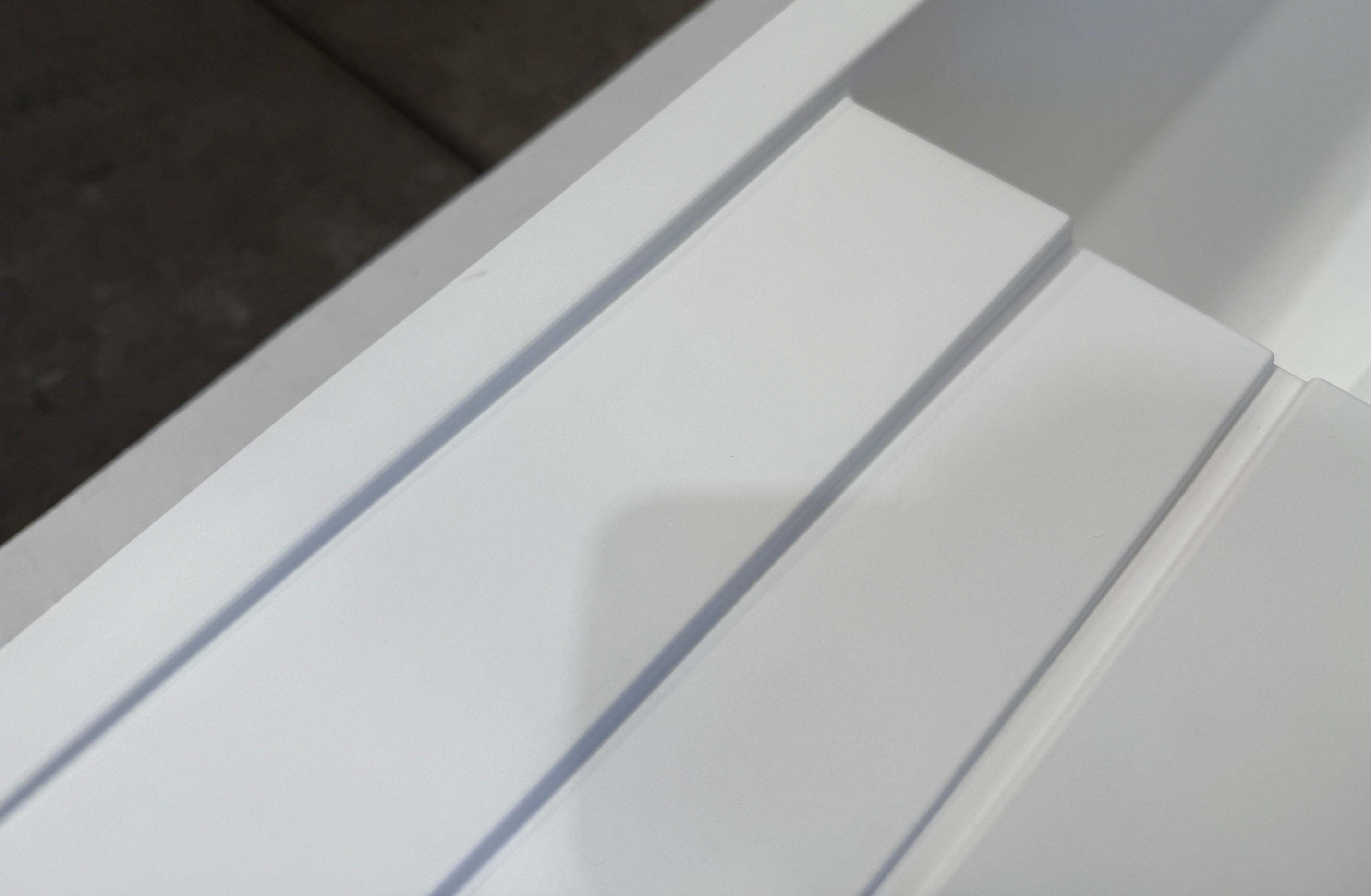 Liquida CU10WH 1.0 Bowl Inset Composite Reversible White Kitchen Sink - GRADED