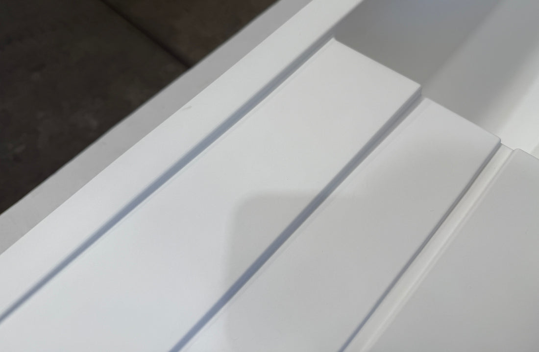 Liquida CU10WH 1.0 Bowl Inset Composite Reversible White Kitchen Sink - GRADED