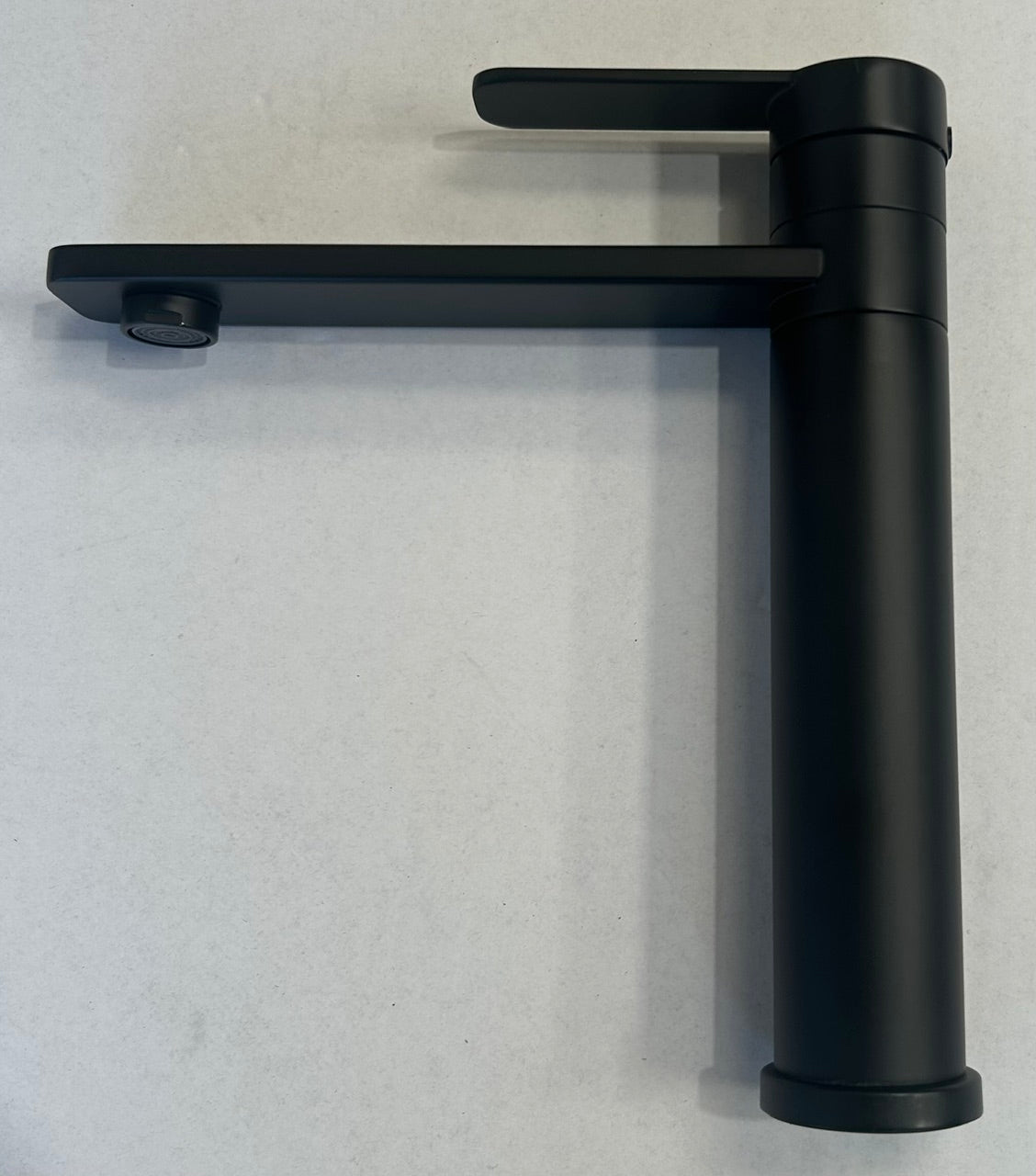 Liquida LX390BL Black Single Lever Pillar Kitchen Tap with Swivel Spout - GRADED