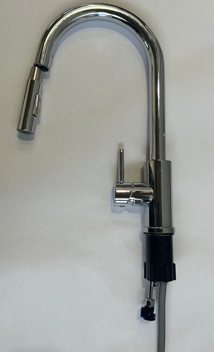 Liquida CT452CH Single Lever Pull-Out Chrome Kitchen Mixer Tap - GRADED
