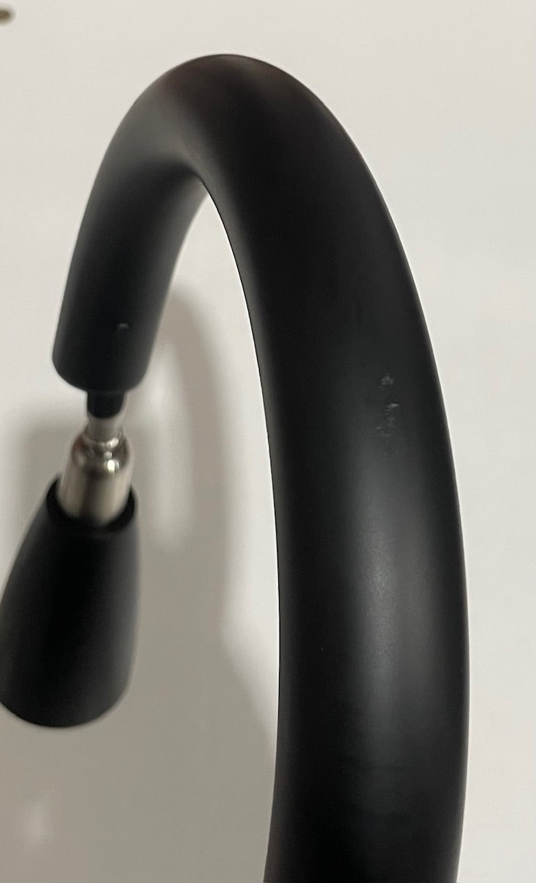 Liquida KPO11MB Single Lever Matt Black Kitchen Tap With Pull Out Spray - GRADED
