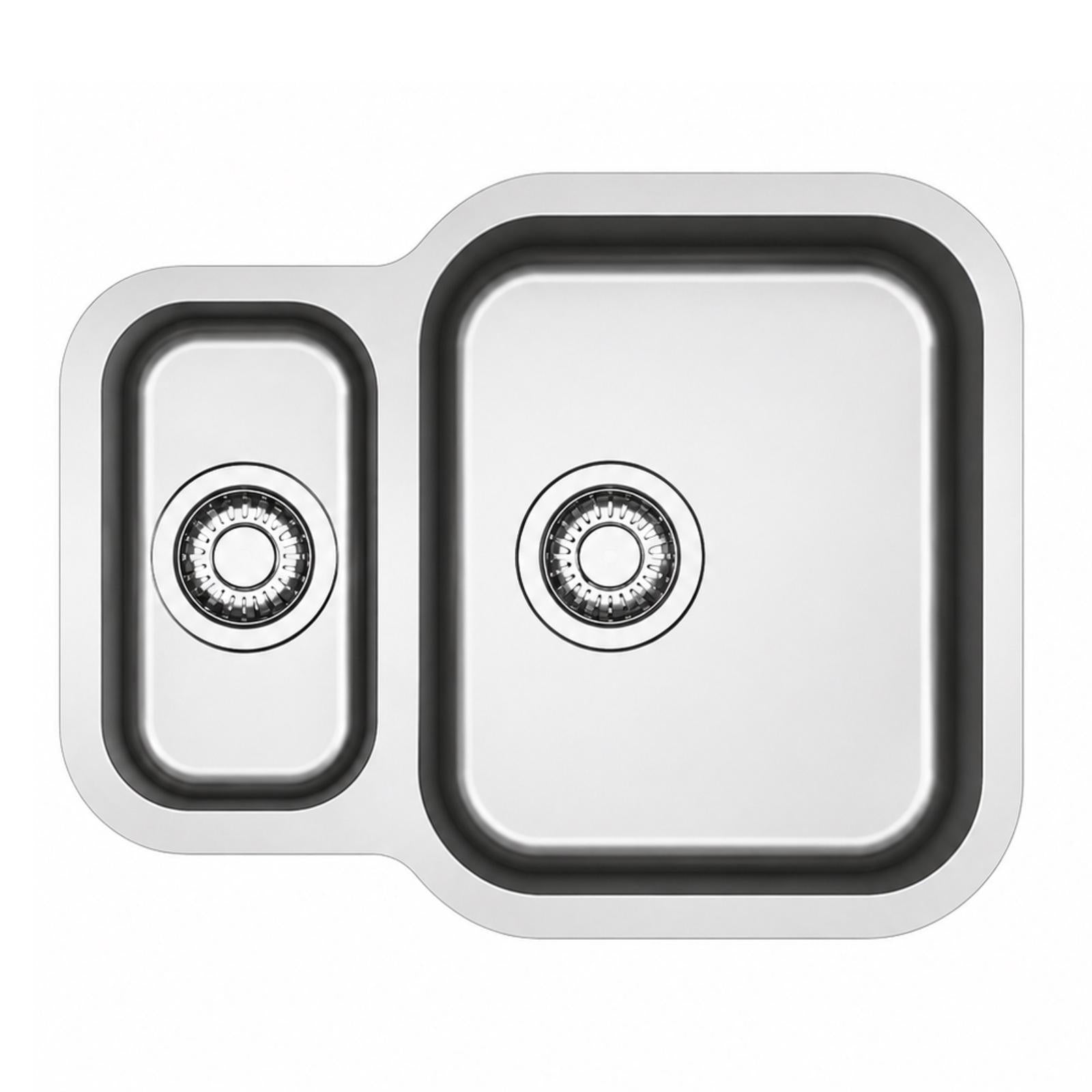 Franke SRX 160-34-16 Stainless Steel 1.5 Bowl Undermount Kitchen Sink